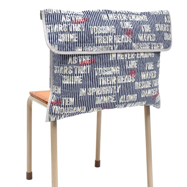 防災頭巾カバー キルティング(背板幅36cmタイプ) レター