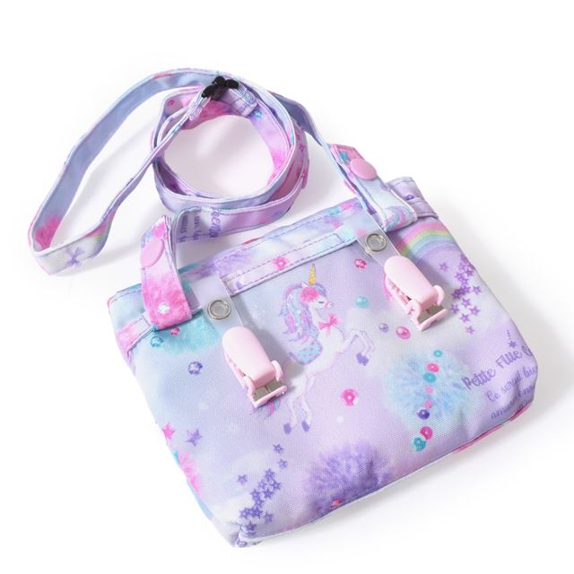 送料無料 【ラージタイプ】移動ポケット・付けポケット 撥水・軽量タイプ ユニコーンファンタジー