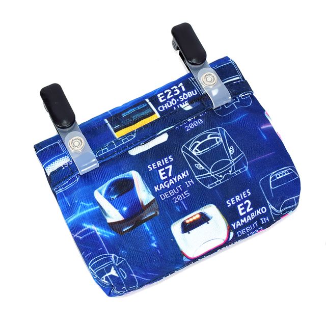 【15%OFF:入園入学早期割引】 送料無料 【スモールタイプ】移動ポケット・付けポケット 撥水・軽量タイプ 電車の顔コレクション ※JR東日本商品化許諾済