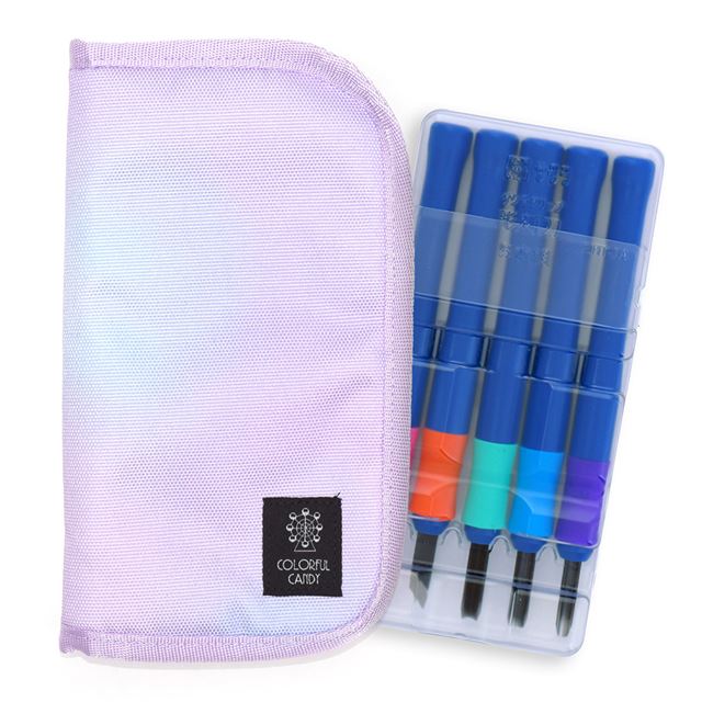 彫刻刀セット(右利き) 撥水・軽量タイプ オーロラカラー