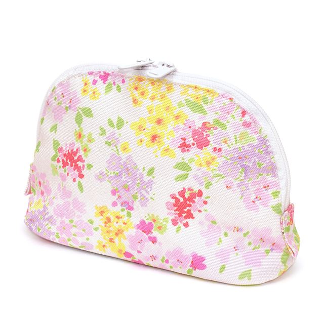 LAURA ASHLEY ラウンドポーチ スモール 撥水・軽量タイプ Amelie