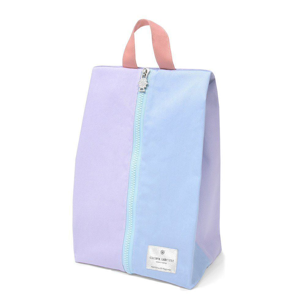 ハンドメイド オーダー 巾着 保冷バッグ 移動ポケット 薄紫 キャンディ