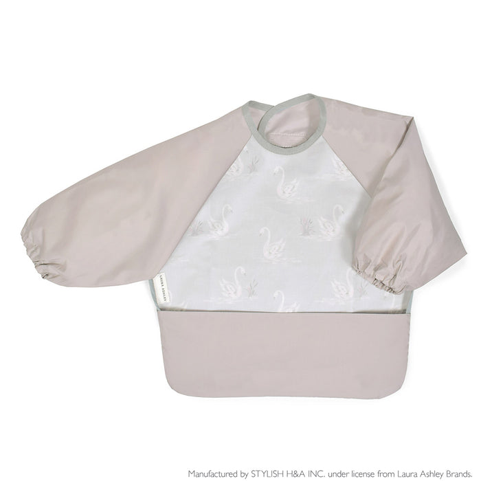 ゆうパケット対応 【LAURA ASHLEY人気ランキングTOP4】お食事エプロン 長袖タイプ