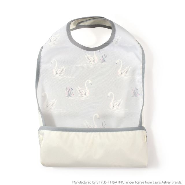 ゆうパケット対応 【LAURA ASHLEY人気ランキングTOP5】お食事エプロン スタイ・ビブタイプ