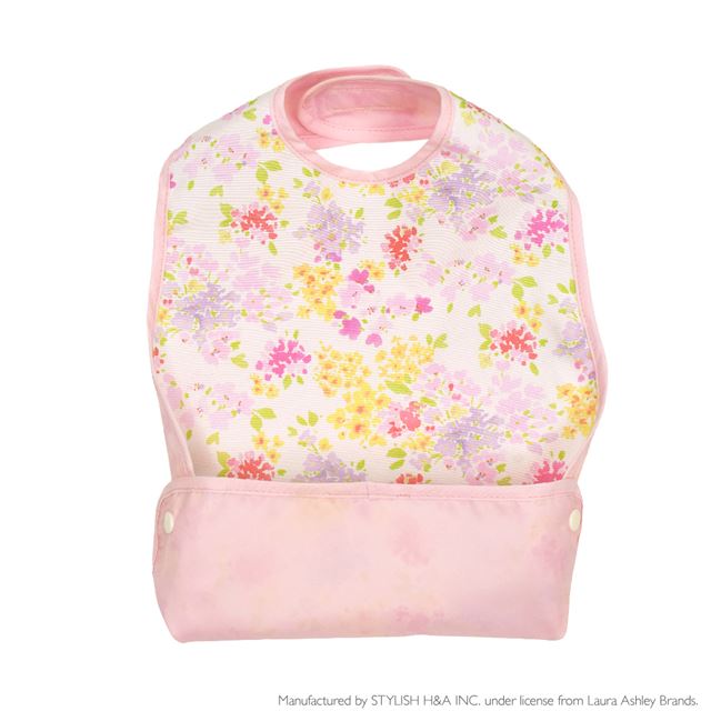 ゆうパケット対応 【LAURA ASHLEY人気ランキングTOP5】お食事エプロン スタイ・ビブタイプ