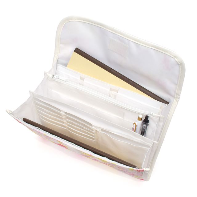 LAURA ASHLEY 母子手帳ケース(ジャバラタイプ) 撥水・軽量タイプ Amelie