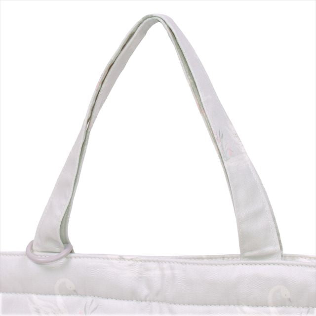 【3%OFF：夏先取りキャンペーン】LAURA ASHLEY レッスンバッグ キルティング(ループ付き) Swans
