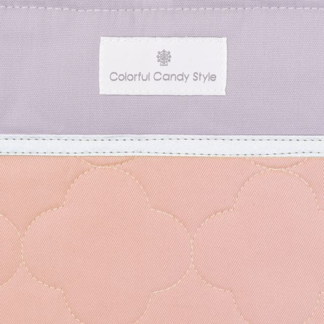 カラフルキャンディスタイルのレッスンバッグ。子供用のキルティング素材。男の子と女の子兼用で通園、通学で手提げバッグとして大活躍。