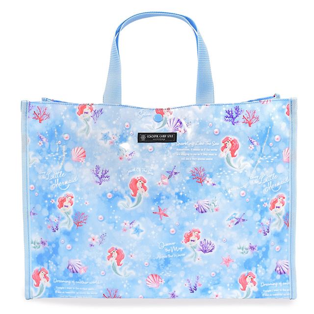 ディズニー / プールバッグ ラミネートバッグ(スクエアタイプ) / Ariel / THE LITTLE MERMAID / アリエル /