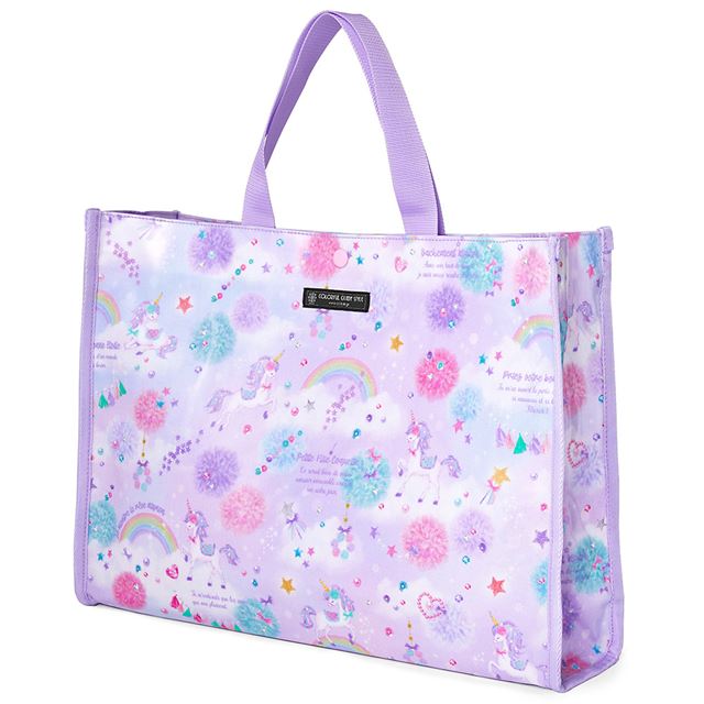 Pool Bag Laminated Bag (Square Type) Unicorn Fantasy 