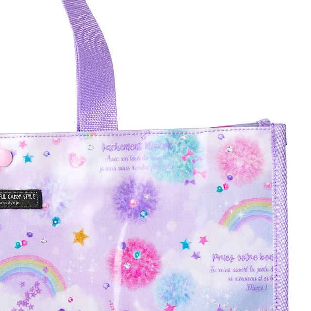 Pool Bag Laminated Bag (Square Type) Unicorn Fantasy 
