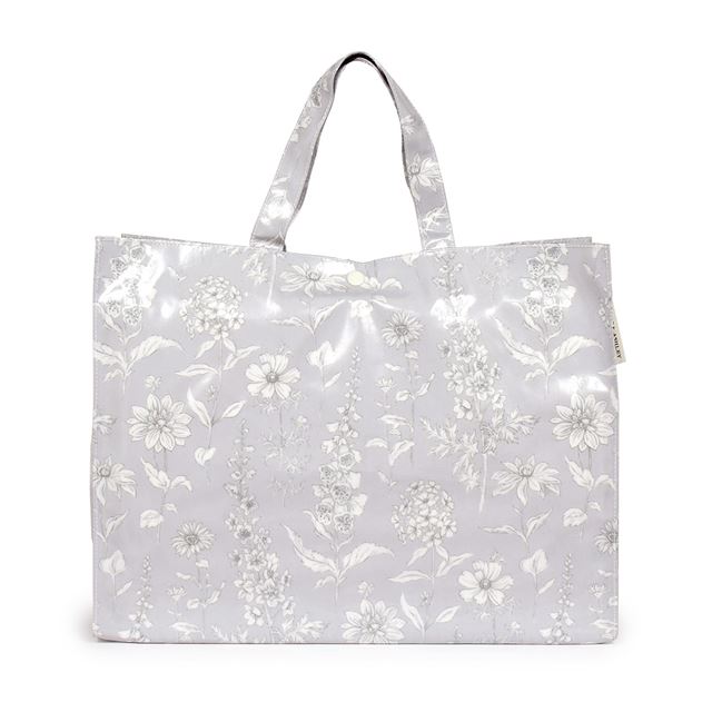 送料無料 LAURA ASHLEY プールバッグ ラミネートバッグ(スクエアタイプ) Lisette