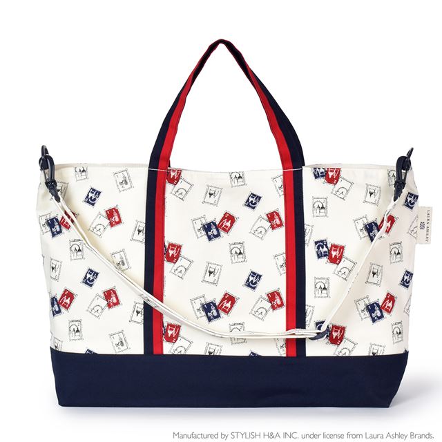 【LAURA ASHLEY人気ランキングTOP11】レッスンバッグ マチ付きショルダー