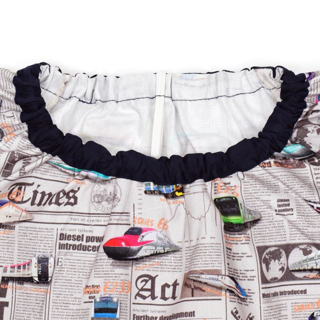 スモック 新幹線と鉄道ワールド・グレー