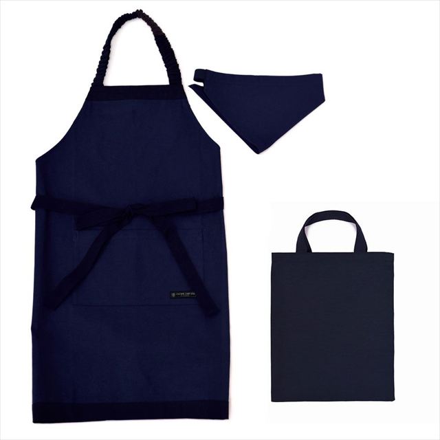 新登場 子どもエプロン (100-120cm・130-160cm) 手提げバッグ・三角巾付き【男の子人気ランキングTOP15】