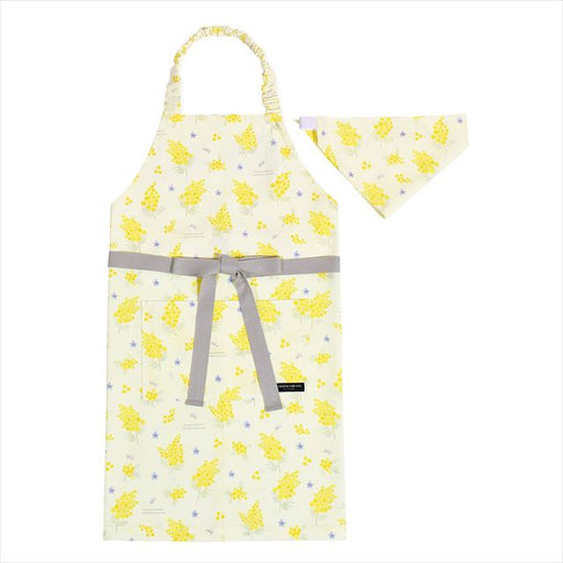 カラフルキャンディスタイルの三角巾付きキッズエプロン。子供用で、着脱簡単。男の子と女の子兼用で、家庭科の授業やお手伝いで大活躍。