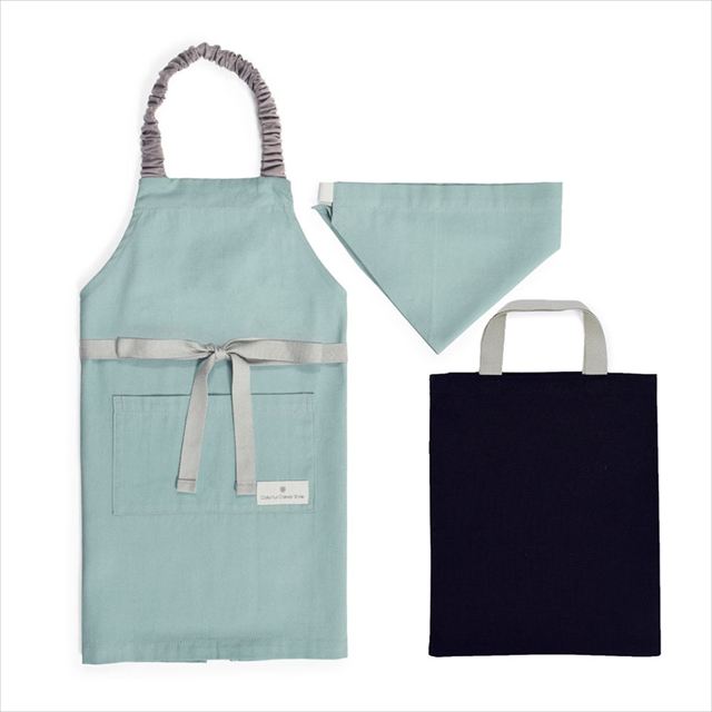 新登場 子どもエプロン (100-120cm・130-160cm) 手提げバッグ・三角巾付き【男の子人気ランキングTOP15】