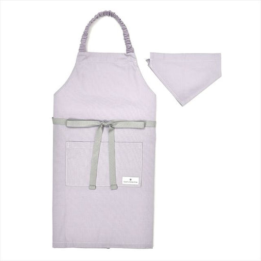 カラフルキャンディスタイルの三角巾付きキッズエプロン。子供用で、着脱簡単。男の子と女の子兼用で、家庭科の授業やお手伝いで大活躍。