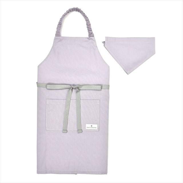 カラフルキャンディスタイルの三角巾付きキッズエプロン。子供用で、着脱簡単。男の子と女の子兼用で、家庭科の授業やお手伝いで大活躍。