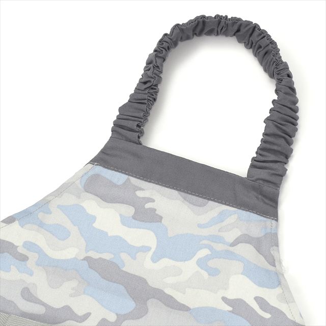 カラフルキャンディスタイルの三角巾付きキッズエプロン。子供用で、着脱簡単。男の子と女の子兼用で、家庭科の授業やお手伝いで大活躍。