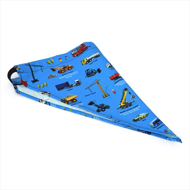 カラフルキャンディスタイルの三角巾付きキッズエプロン。子供用で、着脱簡単。男の子と女の子兼用で、家庭科の授業やお手伝いで大活躍。