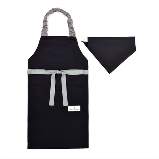 カラフルキャンディスタイルの三角巾付きキッズエプロン。子供用で、着脱簡単。男の子と女の子兼用で、家庭科の授業やお手伝いで大活躍。