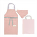 カラフルキャンディスタイルの三角巾付きキッズエプロン。子供用で、着脱簡単。男の子と女の子兼用で、家庭科の授業やお手伝いで大活躍。
