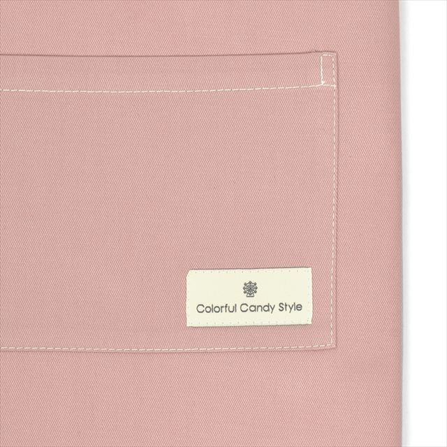 カラフルキャンディスタイルの三角巾付きキッズエプロン。子供用で、着脱簡単。男の子と女の子兼用で、家庭科の授業やお手伝いで大活躍。