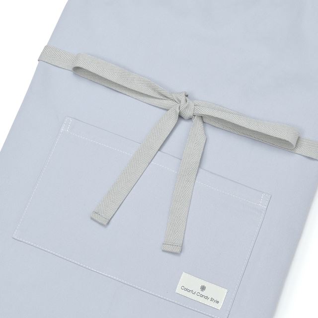 カラフルキャンディスタイルの三角巾付きキッズエプロン。子供用で、着脱簡単。男の子と女の子兼用で、家庭科の授業やお手伝いで大活躍。