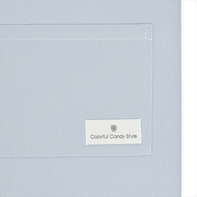 カラフルキャンディスタイルの三角巾付きキッズエプロン。子供用で、着脱簡単。男の子と女の子兼用で、家庭科の授業やお手伝いで大活躍。