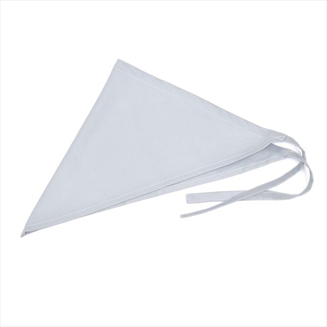 新登場 エプロン(150～170cm) 手提げバッグ・三角巾付き くすみ無地 くすみライトブルー