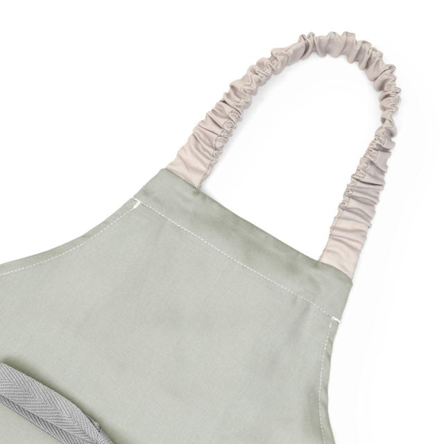 カラフルキャンディスタイルの三角巾付きキッズエプロン。子供用で、着脱簡単。男の子と女の子兼用で、家庭科の授業やお手伝いで大活躍。