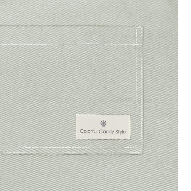 カラフルキャンディスタイルの三角巾付きキッズエプロン。子供用で、着脱簡単。男の子と女の子兼用で、家庭科の授業やお手伝いで大活躍。