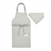 カラフルキャンディスタイルの三角巾付きキッズエプロン。子供用で、着脱簡単。男の子と女の子兼用で、家庭科の授業やお手伝いで大活躍。