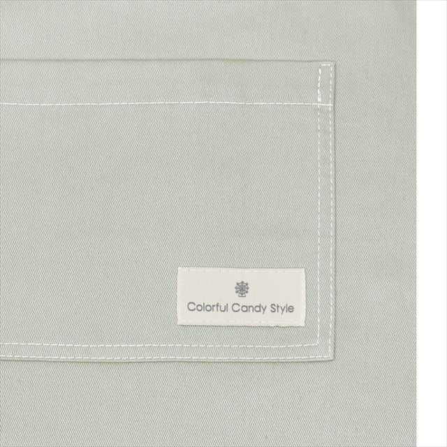 カラフルキャンディスタイルの三角巾付きキッズエプロン。子供用で、着脱簡単。男の子と女の子兼用で、家庭科の授業やお手伝いで大活躍。