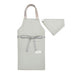 カラフルキャンディスタイルの三角巾付きキッズエプロン。子供用で、着脱簡単。男の子と女の子兼用で、家庭科の授業やお手伝いで大活躍。