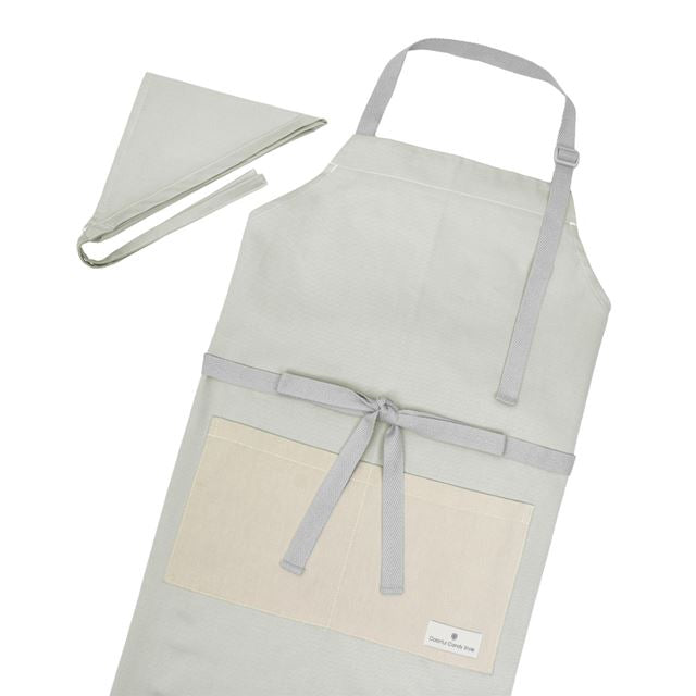 【くすみコレクション人気TOP21】エプロン(150～170cm) 三角巾付き