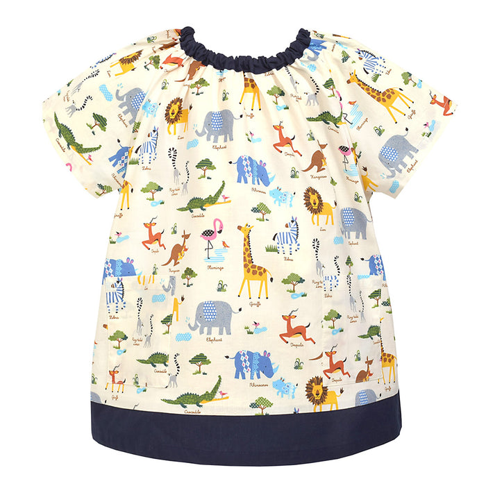 【人気ランキングTOP27】半袖スモック(100-110cm・120-130cm)