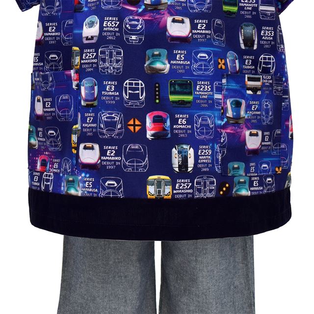 半袖スモック 電車の顔コレクション ※JR東日本商品化許諾済