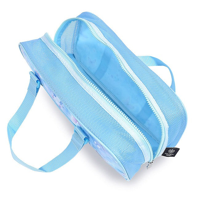 カラフルキャンディスタイルの絵の具セット。水彩絵の具入り、ショルダーベルト付きで便利。男の子と女の子兼用で大活躍。