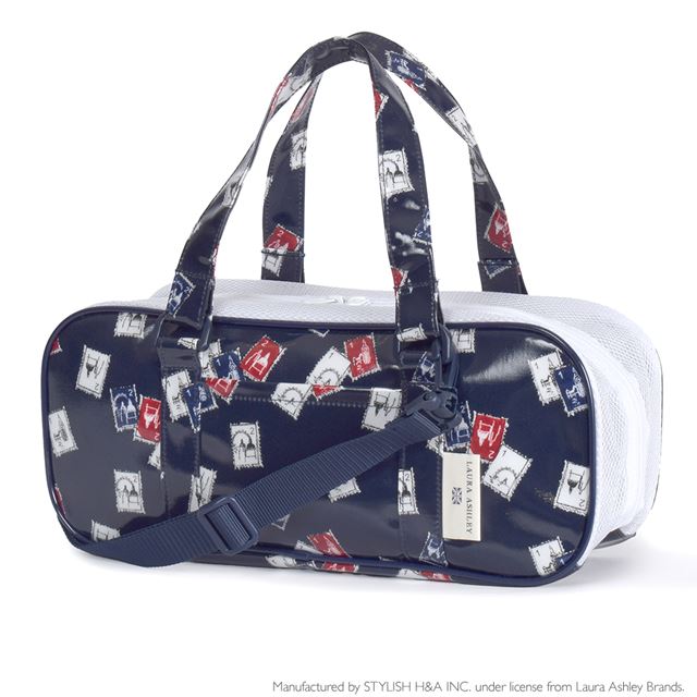 LAURA ASHLEY 画材・絵の具バッグ(サクラクレパス製 絵の具セット付き