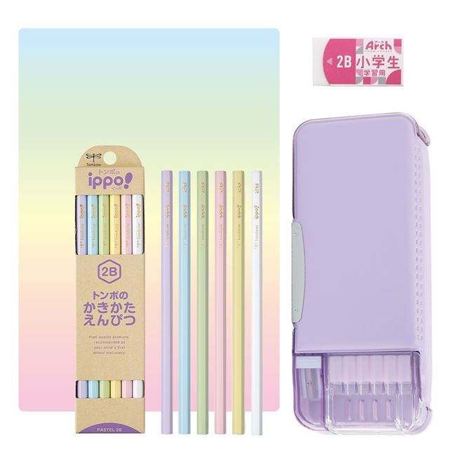 送料無料 入学・進級子ども文房具 お手軽4点セット 女の子 — COLORFUL