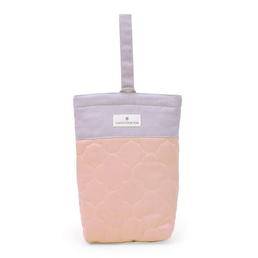 カラフルキャンディスタイルのシューズケース。子供用で、保育園や小学校で必要な上履き入れ。男の子と女の子兼用で入園、入学グッズとして大活躍。