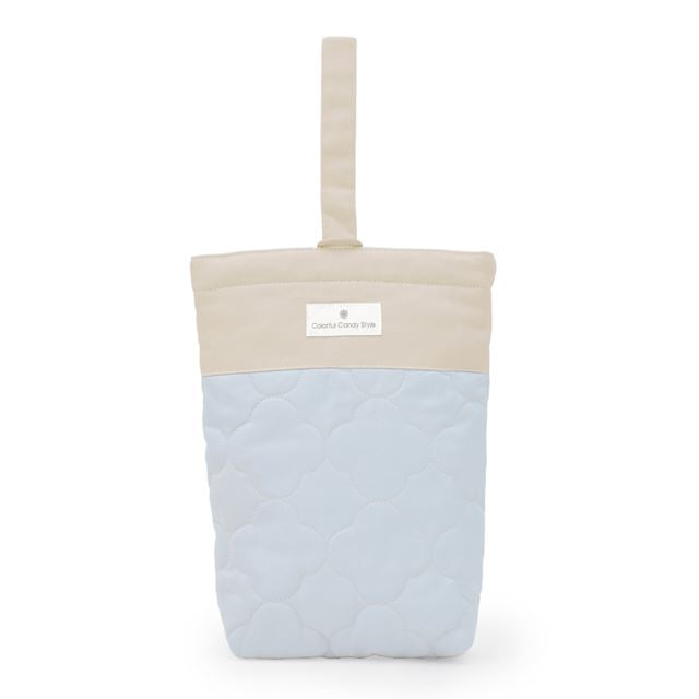 カラフルキャンディスタイルのシューズケース。子供用で、保育園や小学校で必要な上履き入れ。男の子と女の子兼用で入園、入学グッズとして大活躍。