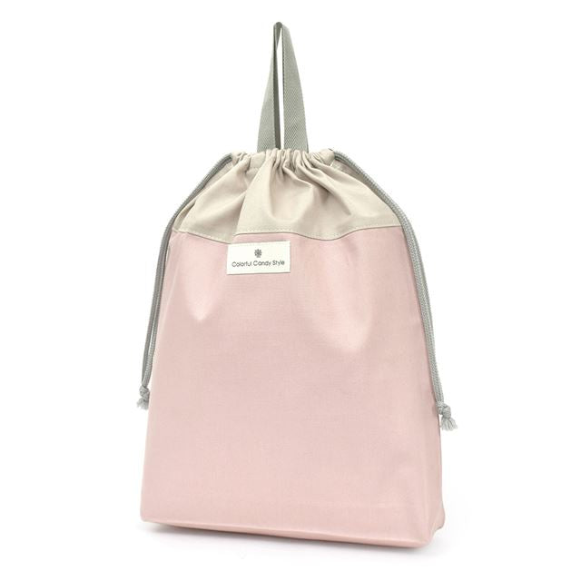 ゆうパケット対応 巾着 大 体操服袋 撥水軽量 / 綿100% 【女の子人気ランキングTOP14】