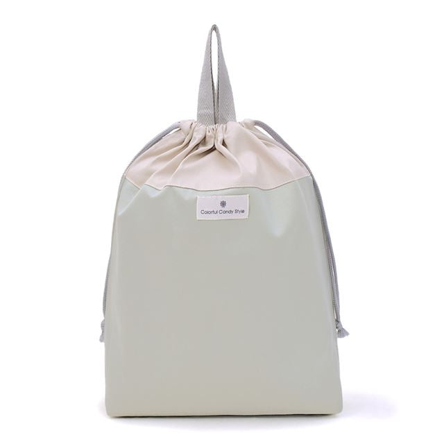 カラフルキャンディスタイルの体操服袋。子供用で、体操服やお着替えが入る巾着袋。男の子と女の子兼用で大活躍。