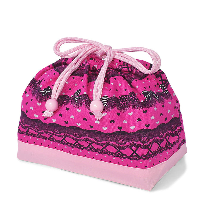 ゆうパケット対応 巾着 中 マチ有りお弁当袋 撥水ノーアイロン / 綿100% 【女の子人気ランキングTOP29】