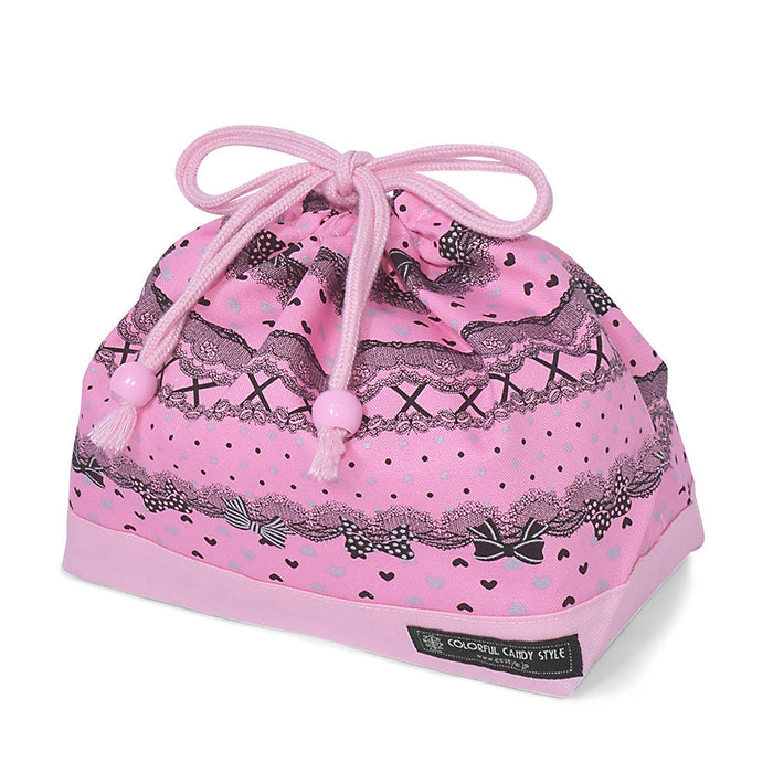 ゆうパケット対応 巾着 中 マチ有りお弁当袋 撥水ノーアイロン / 綿100% 【女の子人気ランキングTOP29】