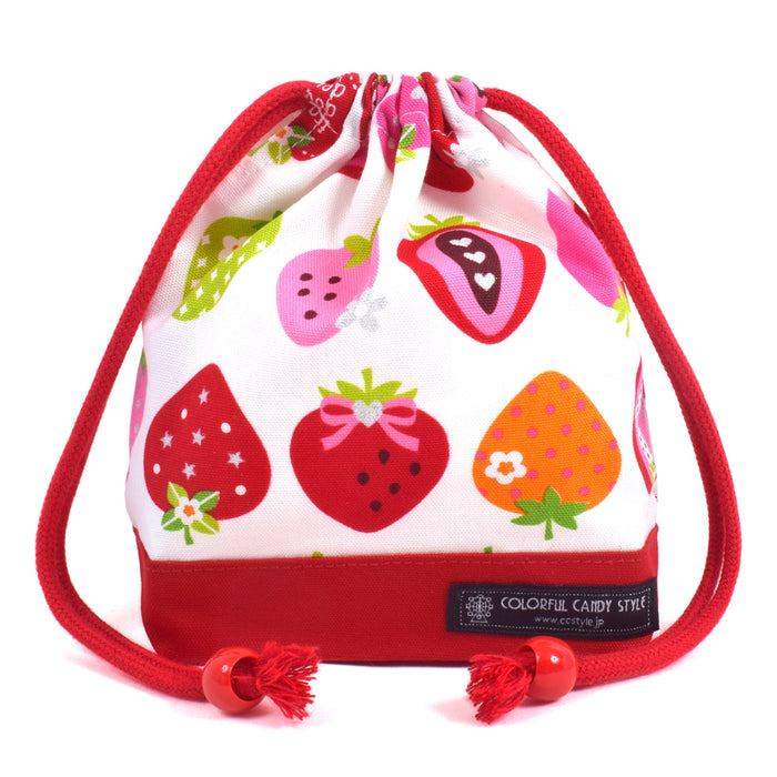 ゆうパケット対応 巾着 小 コップ袋 撥水ノーアイロン / 綿100% 【女の子人気ランキングTOP33】