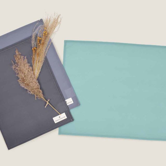 ランチョンマット(40cm×60cm) 2枚セット くすみ無地 くすみ